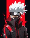 Mini Paint by Numbers - Kakashi Naruto Theme - Anime  